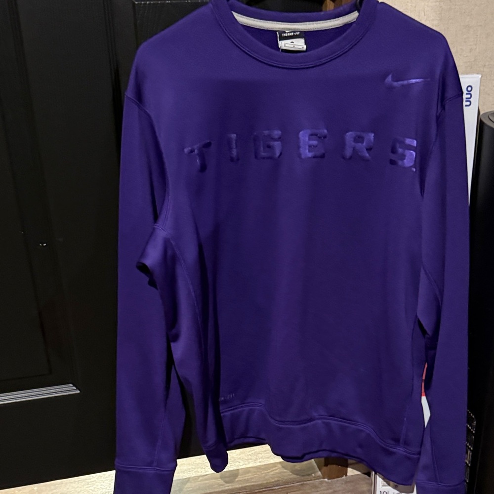 Nike Men's Bold Purple Crewneck Sweater